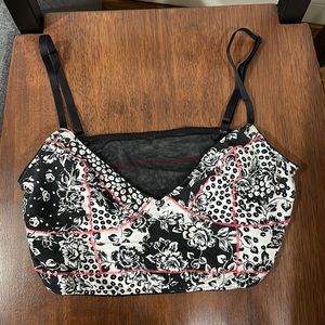 One (1) size large free people bra with adjustable straps
